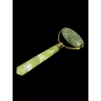 Роллер для тела из нефрита ребристый