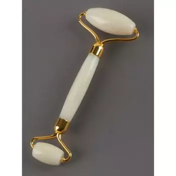 Роллер-массажер из светлого нефрита люкс