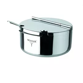Сахарница WINNER 560мм, крышка, 2 ложки WR-4053