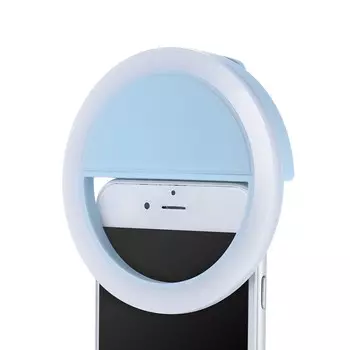 Селфи кольцо - Selfie Ring Light от USB, Голубой