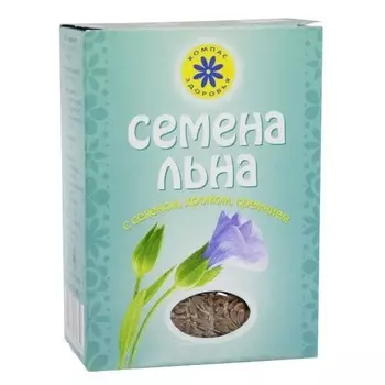 Семена Льна с селеном, хромом, кремнием - Компас Здоровья, 200г