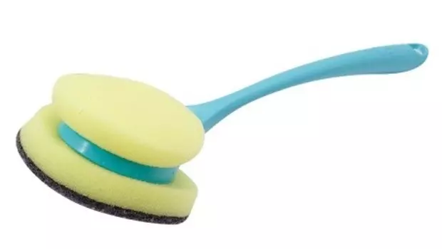 Щетка для посуды SVIP SV3133 Ориджинал бирюзовый с губкой