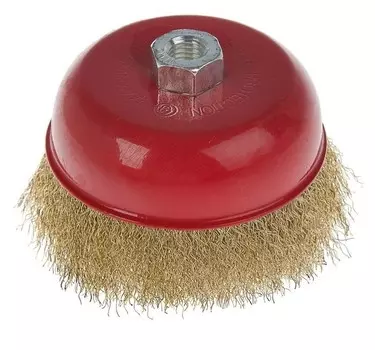 Щетка металлическая для УШМ LOM - чашка, М14, 125 мм