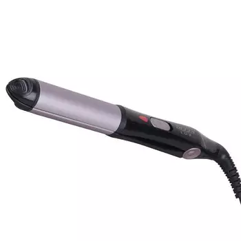 Щипцы для волос DELTA LUX DL-0629T черный с фиолетовым: 2 в 1, диаметр 32мм,вращение шнура 3