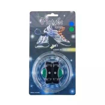 Шнурки с LED подсветкой, Зеленый