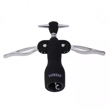 Штопор Vitesse двухрычажный VS-8006, черный