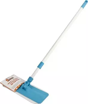 Швабра Рыжий кот MopM1 (310414), голубой/белый