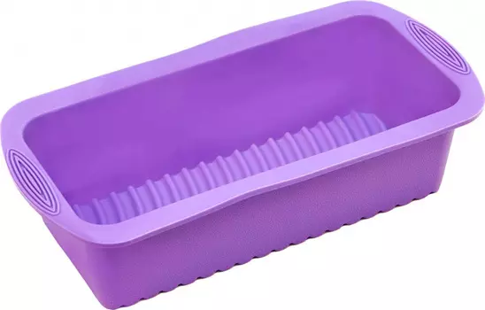 Силиконовая форма 27*12.5*7.5 см, сиреневая