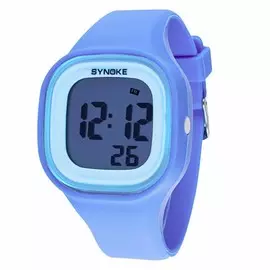 Силиконовые LED часы SHORS SH-689, Синий