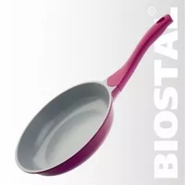 Сковорода Biostal 20см Bio-FP-20 Bio-FP-20 зелен/беж, Лиловый/серый