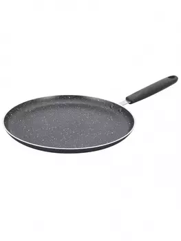 Сковорода блинная с антипригарным покрытием non- stick под мрамор MercuryHaus, MC - 6338 (12) 28 см, черный