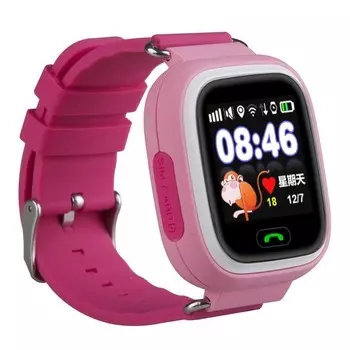 Smart Baby Watch G72 - умные детские часы с GPS, Розовый