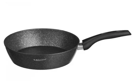 Сотейник Катунь Базальт КТ- АЛ03- СТ26, 26см б/кр а/пр глубокий 6,6см