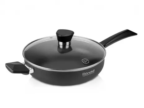 Сотейник Rondell Classy RDA-1174, 24 см, с крышкой, черный