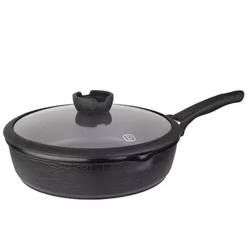 Сотейник с крышкой 28смХ7,4см Escurion Rondell RDA-871