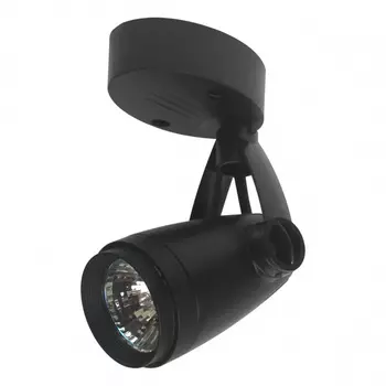 Спот ЭРА OL5 GU10 BK, кол-во ламп: 1 шт., цвет арматуры: черный, цвет плафона: черный