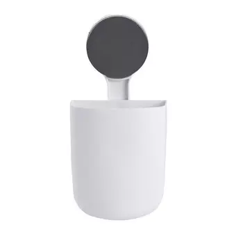 Стакан для зубных щеток и пасты на липучке