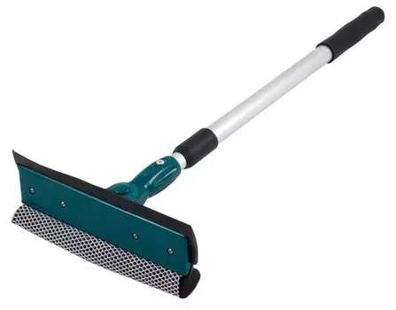 Стекломой Рыжий кот WS-06-F складной с телескопической ручкой зеленый