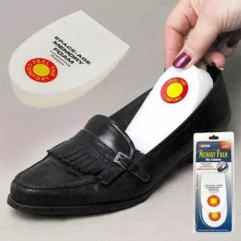 Стелька-подушка с памятью Memory Foam Heel Cushions