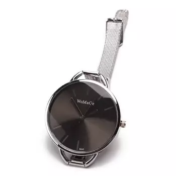 Строгие женские часы на стальном ремешке