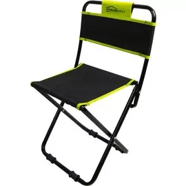 Стул походный со спинкой, лимонный