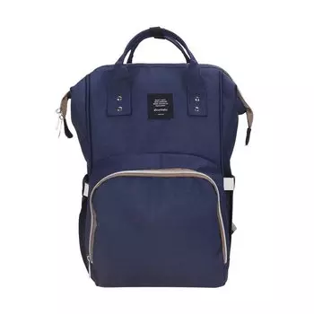 Сумка-рюкзак для мамы Baby Mo с USB, цвет в ассортименте, тёмно-синий