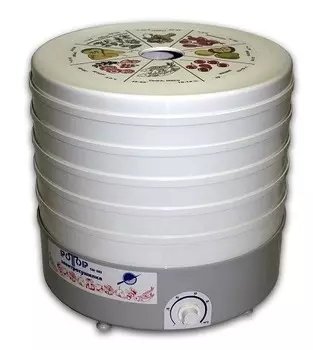 Сушилка для овощей и фруктов Ротор СШ-002, 5 поддонов, гофротара