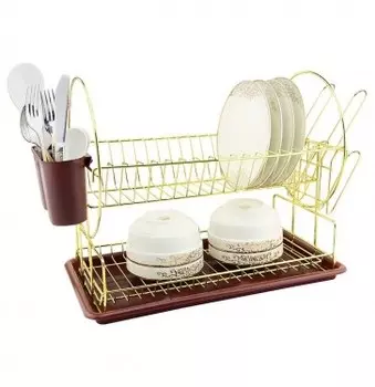 Сушилка для посуды ZEIDAN Z-11003 коричневая