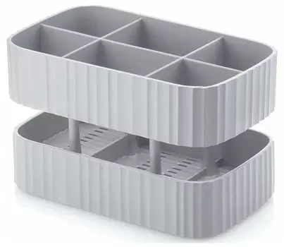 Сушилка для столовых приборов Drain&amp;Safe серая