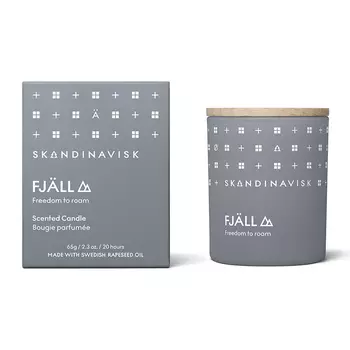 Свеча ароматическая FJALL с крышкой, 65 г