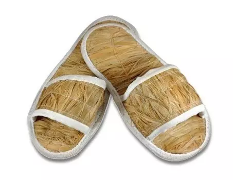 Тапочки для бани Банные штучки 33260 женские, из лыка