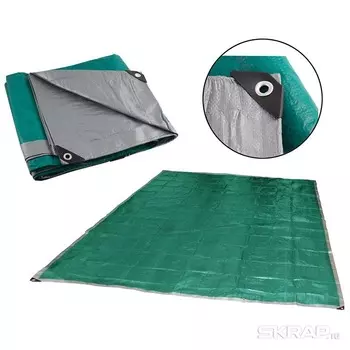 Тент хозяйственный универсальный T-6*8, размер: 6*8 м, плотность: 100г/м2