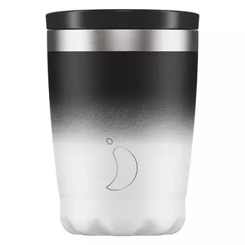 Термокружка Coffee Cup, 340 мл, черно-белая