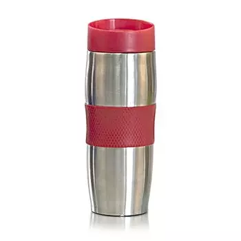 Термокружка Greys QES-007, объем 380 мл, силиконовая вставка, противоскользящее дно.