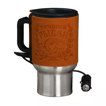 Термокружка в прикуриватель - Лучший рыбак, 450 мл