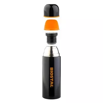Термос «BIOSTAL-СПОРТ», ЧЕРНЫЙ, 0,5л. NBP-500C
