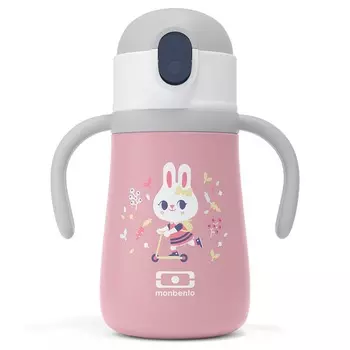 Термос детский MB Stram 360 мл pink Bunny