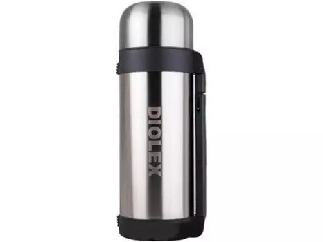 Термос Diolex DXН-1200-1, универсальный 1200 мл., ремешок в комплекте, нержавеющая сталь