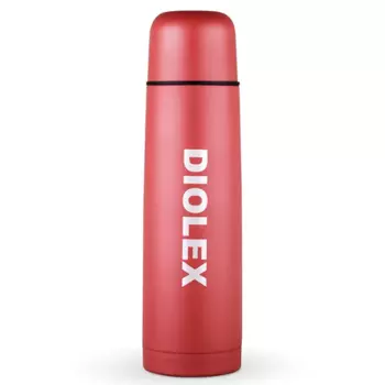 Термос Diolex с узким горлом 0,5 цветной DX-500-2-B, красный