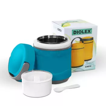Термос-контейнер Diolex 1200 мл для пищи DXС-1200-2-B, синий