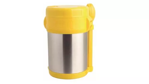 Термос металлический Bekker BK-42, 2 л (для пищевых продуктов), жёлтый