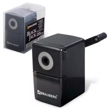 Точилка механическая для карандашей BlackJack, металлический механизм