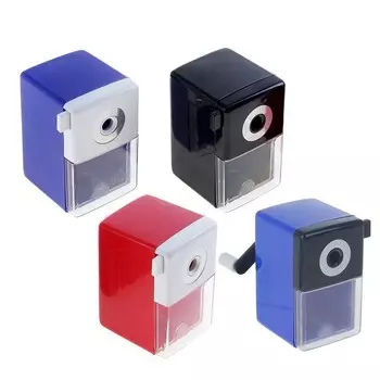 Точилка механическая с контейнером - Классика Офис, цвет микс