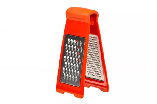 Тёрка складная с ручкой, оранжевый