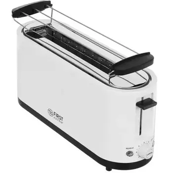 Тостер FIRST 5368-4 , 900 Вт, слот для ломтиков 25х12х4 см, белый
