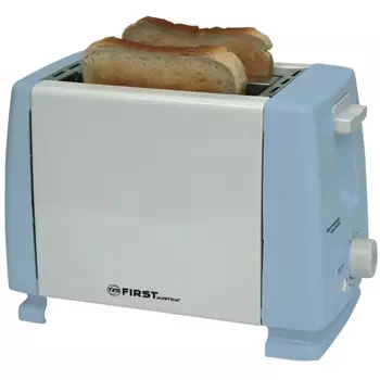Тостер FIRST, 750 Вт, 2 тоста, рег.поджаривания FA-5366 Blue, голубой