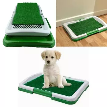 Туалет Puppy Potty Pad – лоток-травка для щенков и мелких домашних животных