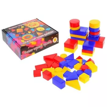 Учебно-игровое пособие - Логические блоки Дьенеша, 48 фигур