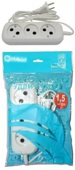 Удлинитель ОБИХОД РС-3 ( ШВВП ) 3*1,5 м (60) 150-501