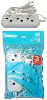 Удлинитель ОБИХОД РС-3 ( ШВВП ) 3*3 м (60) 150-503